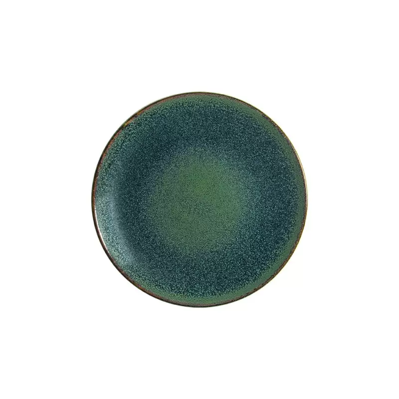 TURGLA OMRGRM21DZ Turgla Bone China Mar dia.8.25" Round Blue Porcel...