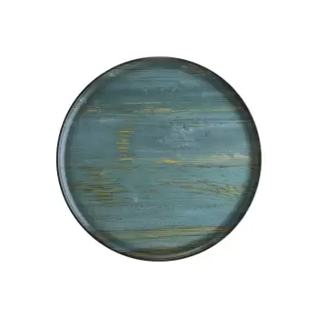 TURGLA MDRMTGRM32PZ Turgla Bone China Madera dia.12.75" Round Decor...