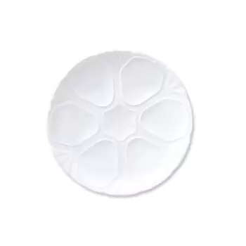 TURGLA GR28ID00 Turgla Porcelain Delta-Coupe dia.10.75" Round White...