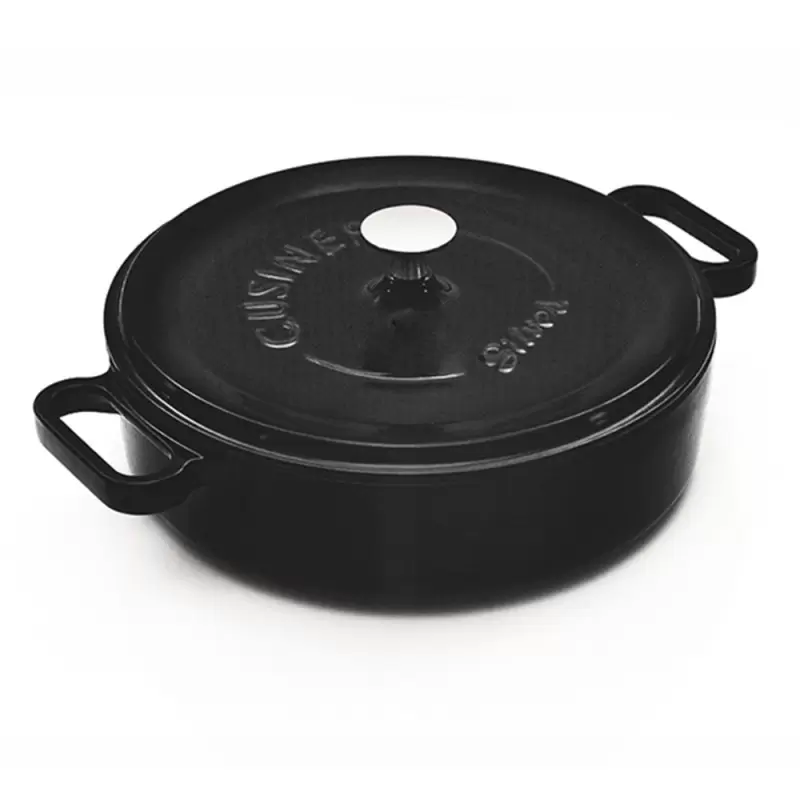 TURGLA TTMN12MBLK1 Turgla Cast Iron dia.5" h:2.5" 18 oz. Round Matt...