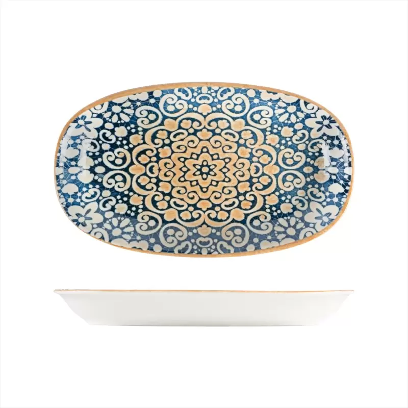 TURGLA ALHGRM29OKY Turgla Bone China Alhambra 11.25" x 6.75" x h:1....
