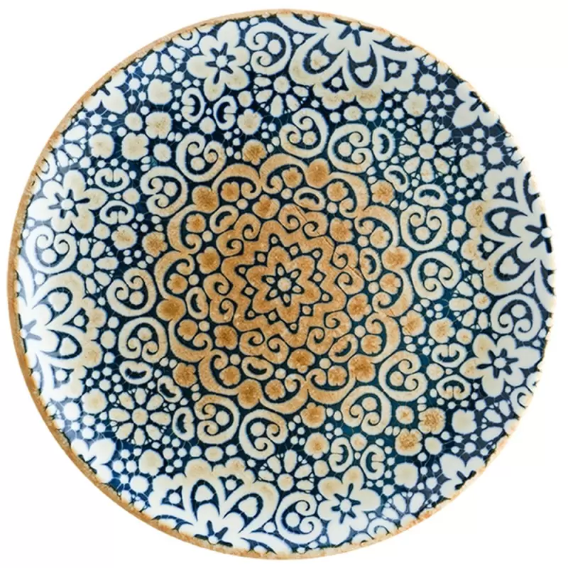 TURGLA ALHGRM30DZ Turgla Bone China Alhambra dia.12" Round Decorate...
