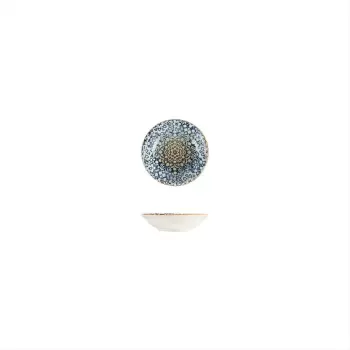 TURGLA ALHGRM9CK Turgla Bone China Alhambra dia.3.5" h:1" 2 oz. Rou...