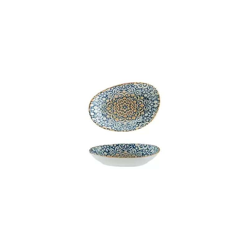 TURGLA ALHVAO15OKY Turgla Bone China Alhambra 6" x 4" x h:1" Organi...