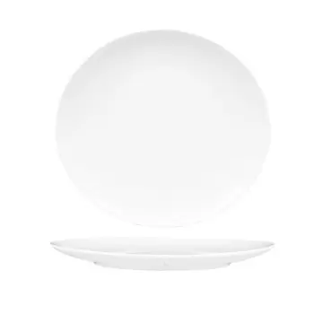 TURGLA ELS26DU00 Turgla Porcelain Elips 10.25" x 9.5" Oval White Po...