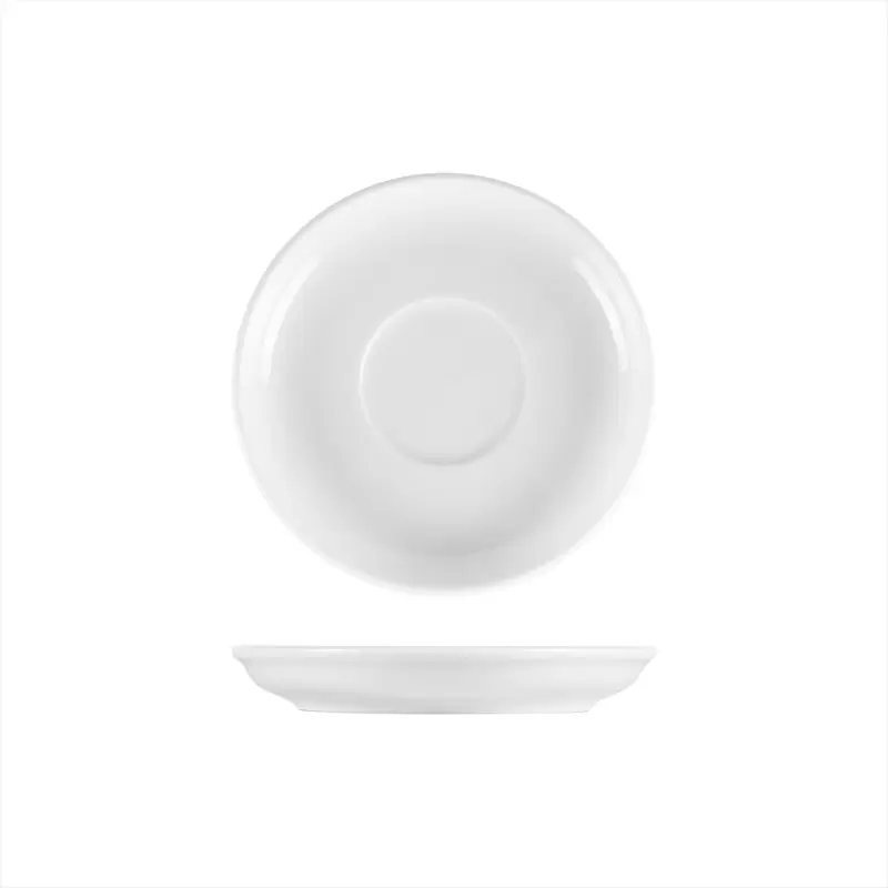 TURGLA EO01CT00 Turgla Porcelain Delta-Coupe dia.5.75" Round White ...