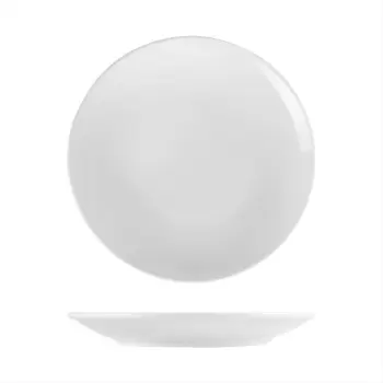 TURGLA EO23DU00 Turgla Porcelain Delta-Coupe dia.9" Round White Por...