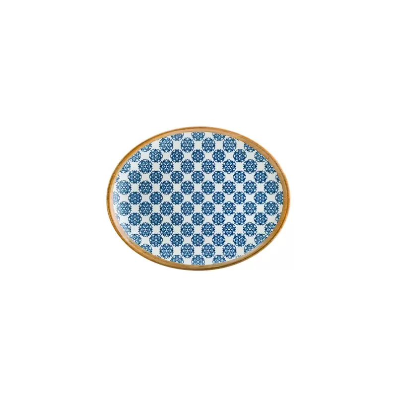 TURGLA LTSMOV25OV Turgla Bone China Calif 9.75" x 7.5" x h:1" Oval ...