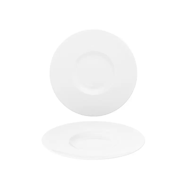 TURGLA MDR29GDU00 Turgla Porcelain Madrid dia.11.25" Round White Po...