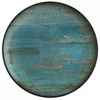 TURGLA MDRMTGRM17DZ Turgla Bone China Madera dia.6.75" Round Decora...