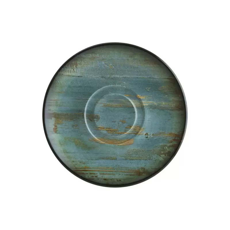 TURGLA MDRMTGRM19KKT Turgla Bone China Madera dia.7.5" Round Decora...