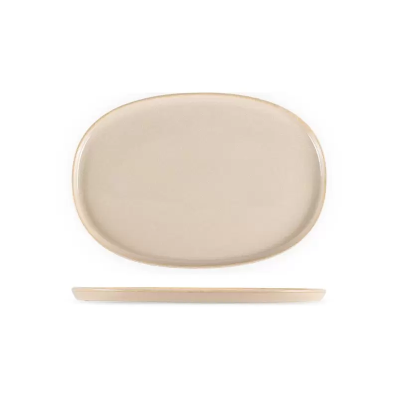 TURGLA SANHYG30OV Turgla Bone China Sand 12" x 6.25" x h:0.75" Oval... TURGLA SANHYG30OV Turgla Bone China Sand 12" x 6.25" x h:0.75" Oval...
