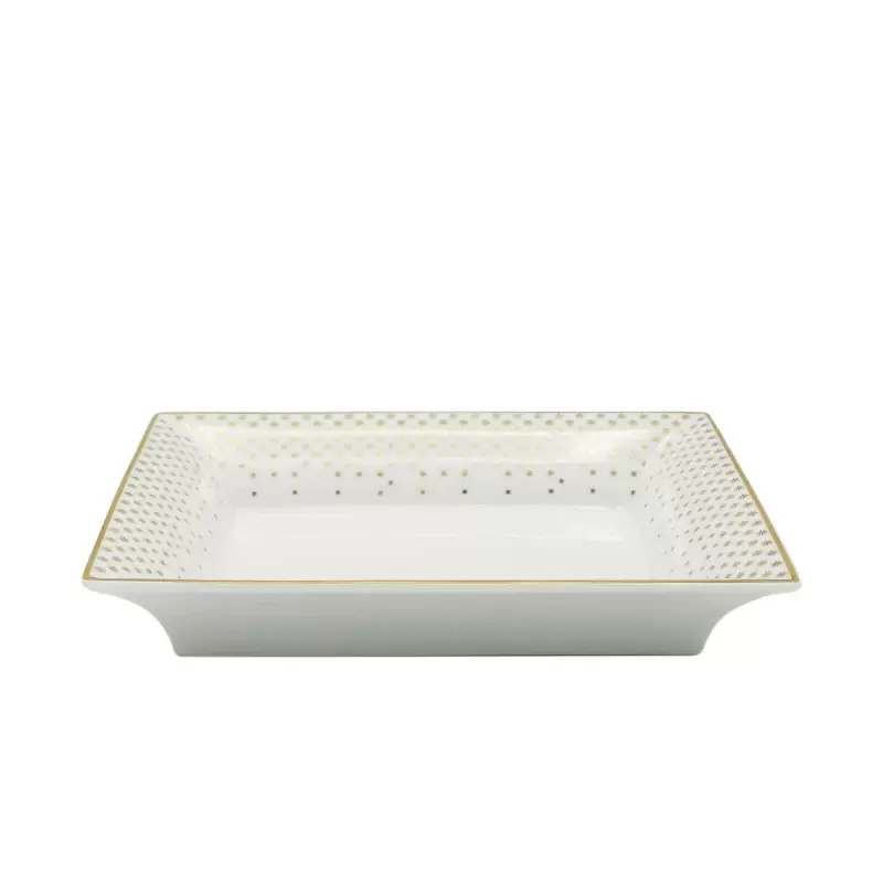 Jil Coquet ACC6243BBA141 Jil Coquet Rosace - Gold Rect. Coin Bowl -... Jil Coquet ACC6243BBA141 Jil Coquet Rosace - Gold Rect. Coin Bowl -...