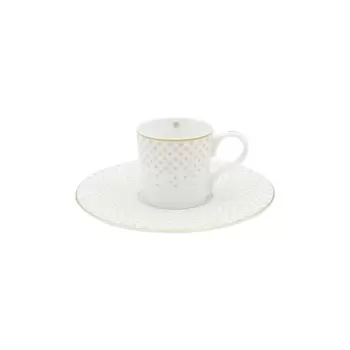 Jil Coquet CYL3015BBA141 Jil Coquet Rosace - Gold Coffee Cup 8 cl
