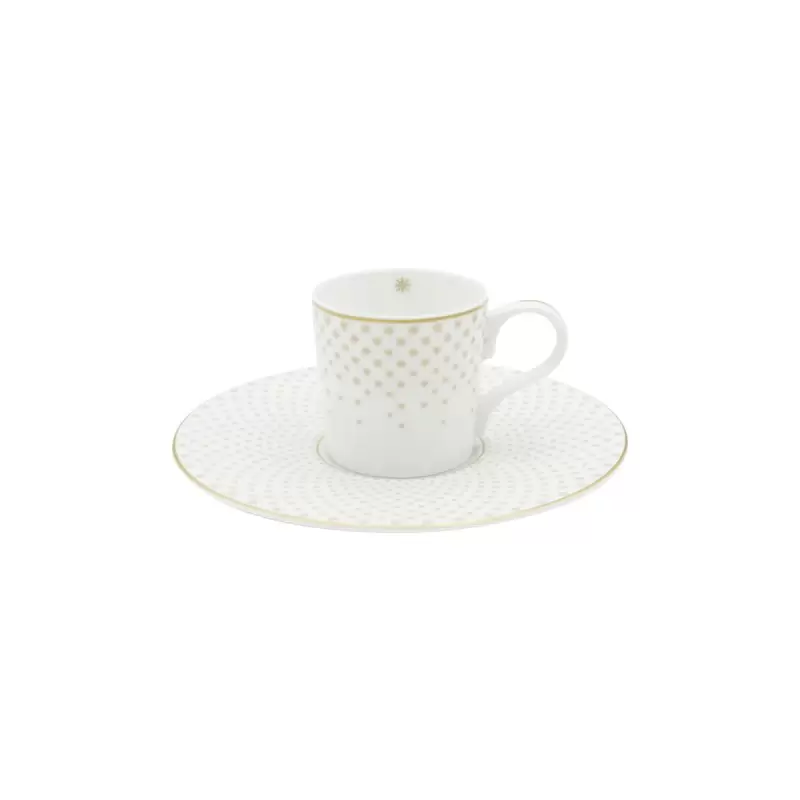 Jil Coquet CYL3015BBA141 Jil Coquet Rosace - Gold Coffee Cup 8 cl