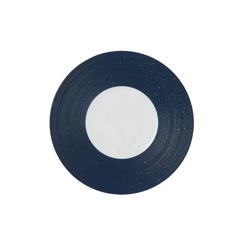 Jil Coquet HEM1028BS0135 Jil Coquet Lutece Dessert Plate (Blue & Go... Jil Coquet HEM1028BS0135 Jil Coquet Lutece Dessert Plate (Blue & Go...