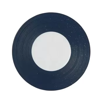 Jil Coquet HEM1034BS0135 Jil Coquet Lutece Dinner Plate (Blue & Gol...