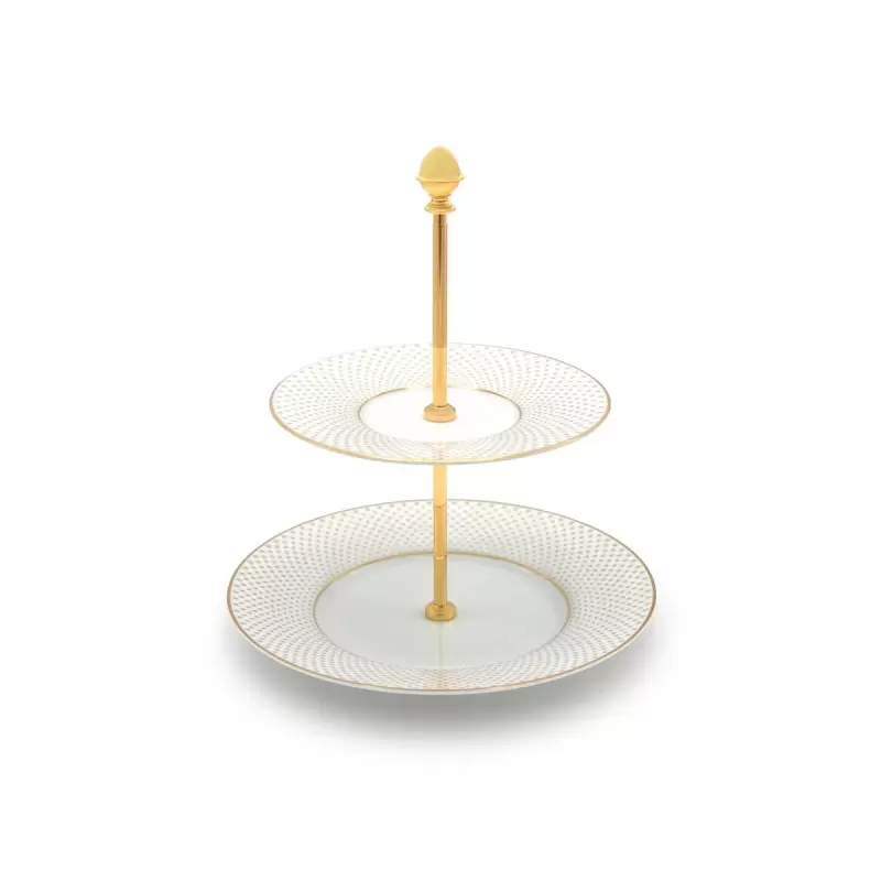 Jil Coquet MHV6264BBA141 Jil Coquet Rosace - Gold Tiered Cake Platt...