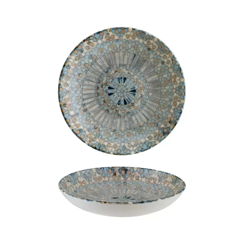 TURGLA S-MT-LUCMZBLM25CK Turgla Bone China Luca Mosaic Matte dia.10... TURGLA S-MT-LUCMZBLM25CK Turgla Bone China Luca Mosaic Matte dia.10...