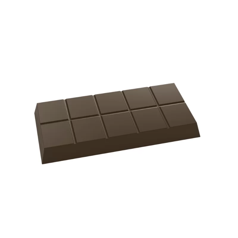 Polycarbonate Dubai Chocolate Tablet Bar Mold - 155mm x 74mm x 16mm - 202gr - 1x3 Cavity Polycarbonate Dubai Chocolate Tablet Bar Mold - 155mm x 74mm x 16mm - 202gr - 1x3 Cavity