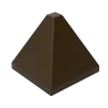 Polycarbonate Pyramid Chocolate Mold - 26 mm x 26 mm x 25 mm - 9gr - 28 cavity