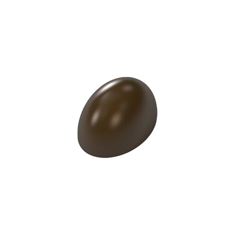 Polycarbonate Smooth Oval Egg Chocolate Mold - 34 mm x 24 mm x 20 mm - 10gr - 32 cavity Polycarbonate Smooth Oval Egg Chocolate Mold - 34 mm x 24 mm x 20 mm - 10gr - 32 cavity