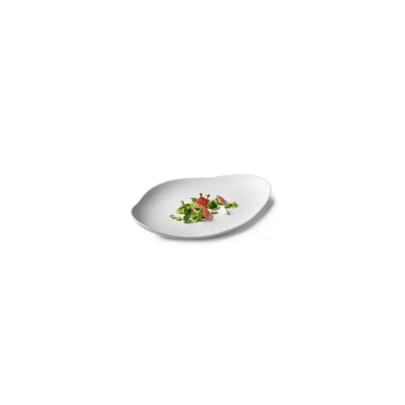 Pordamsa M0333-0128 Pordamsa Wave Deep Plate Wo/Ring Mat 32 x 23 cm