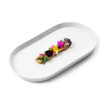 Pordamsa V0850-0434 Pordamsa Casual Flat Oval Tray 33 x 18 cm