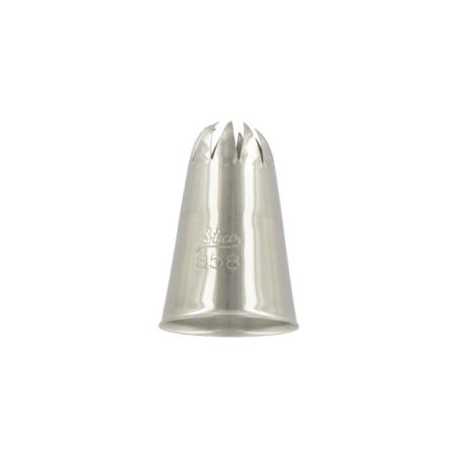 Ateco 858 Ateco 858 - Closed Star Pastry Tip .63'' Opening Diameter- Stainless Steel Closed Star Pastry Tips Ateco 858 Ateco 858 - Closed Star Pastry Tip .63'' Opening Diameter- Stainless Steel Closed Star Pastry Tips