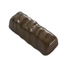 Polycarbonate Rippled Chocolate Bar Mold - 42 x 17 x 12 mm - 7gr - 21 Cavity