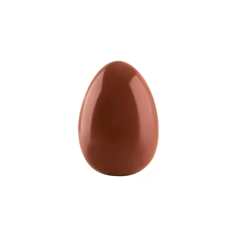 Polycarbonate Glossy Chocolate Egg Mold - 275 mm x 175 mm - 70 gr - Martellato