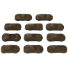 Polycarbonate Racecars Chocolate Mold - 12gr - 16 cavity - Pastry Chef's Boutique