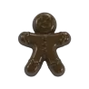 Polycarbonate Gingerbread Man Chocolate Mold - 71 x 58 x 16 mm - 33gr - 6 Cavity