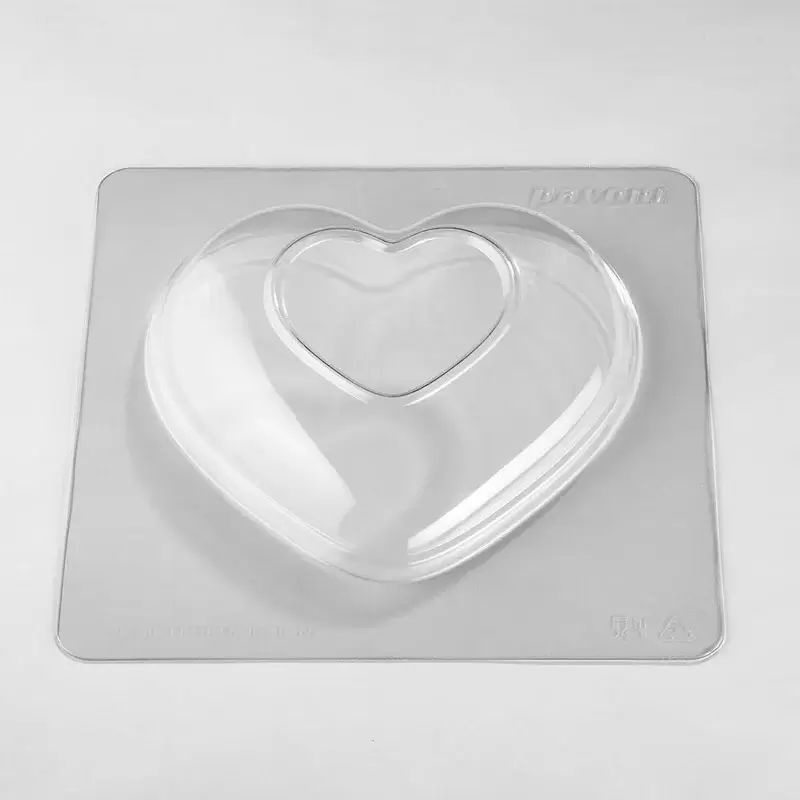 Pavoni Thermoformed Chocolate Baroque Hearts Mold - 150 mm x 150 mm × h 65 mm - 200 gr - 2 pcs Pavoni Thermoformed Chocolate Baroque Hearts Mold - 150 mm x 150 mm × h 65 mm - 200 gr - 2 pcs