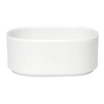 Villeroy & Boch Universal Collection Fine Porcelain Oval bowl stackable - 120 x 100 mm - 6 pcs set.