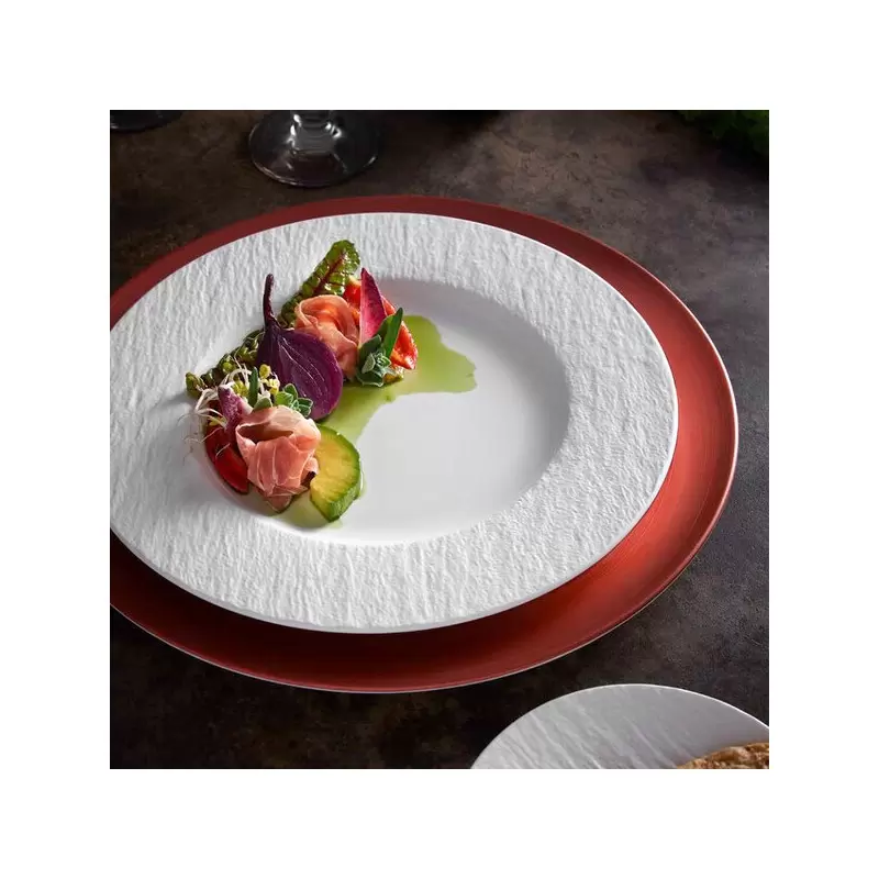 Villeroy & Boch The Rock White Glacier Collection Fine Porcelain Flat square plate - 320 x 320 x 15 mm - 1 pc set. Villeroy & Boch The Rock White Glacier Collection Fine Porcelain Flat square plate - 320 x 320 x 15 mm - 1 pc set.
