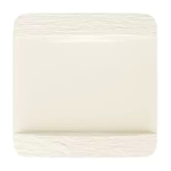 Villeroy & Boch The Rock White Glacier Collection Fine Porcelain Square flat plate - 280 x 280 x 20 mm - 6 pcs set.
