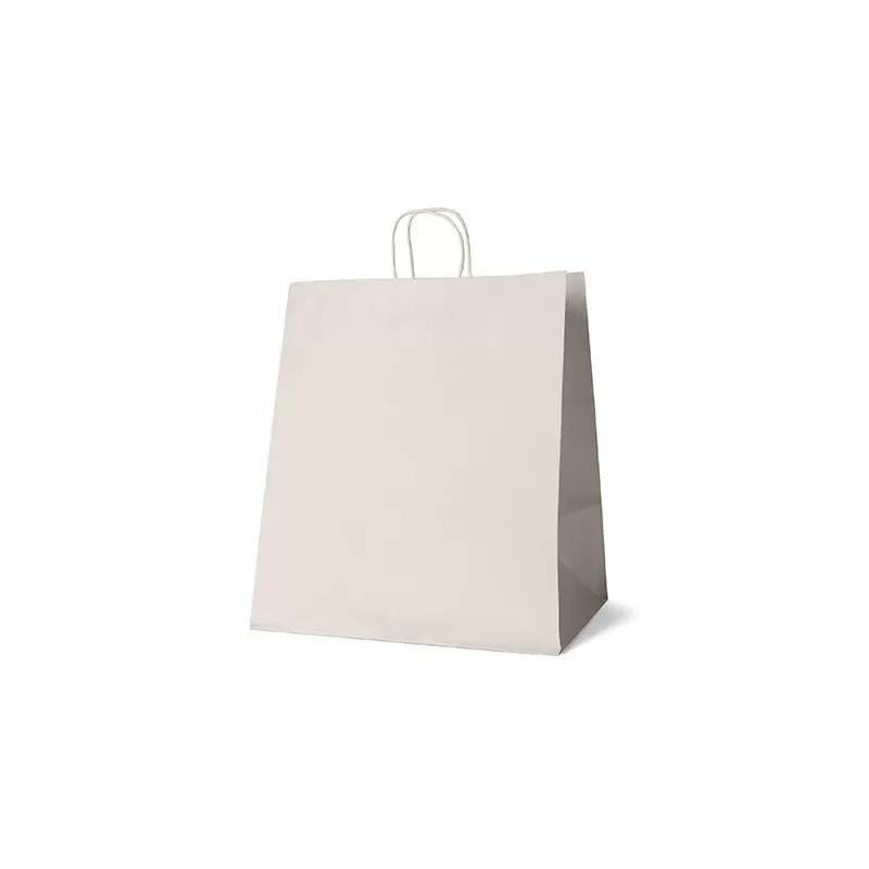 White Elegant Paper Shopper Bags - Small - 7.75'' x 4.75'' x 9.75'' - Pack of 250 White Elegant Paper Shopper Bags - Small - 7.75'' x 4.75'' x 9.75'' - Pack of 250