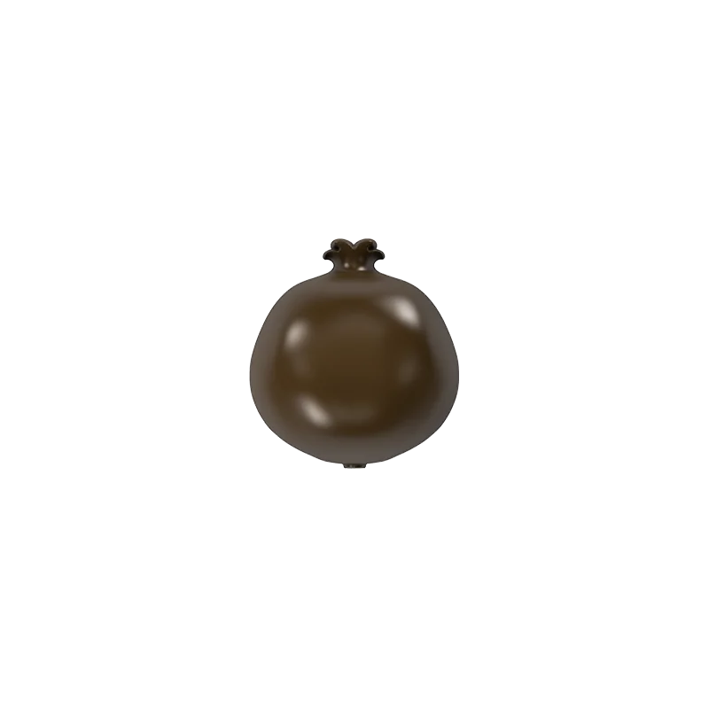 Polycarbonate Pomegranate Chocolate Mold - 29 mm x 27 mm x 27 mm - 12gr - 28 cavity - Pastry Chef's Boutique