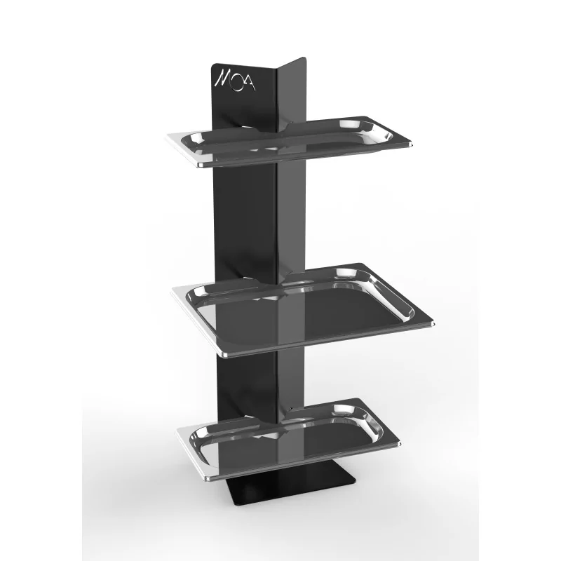 Moa Design LMNTOTEM.NER Moa Totem Modern Minimalist Line Black Tier...