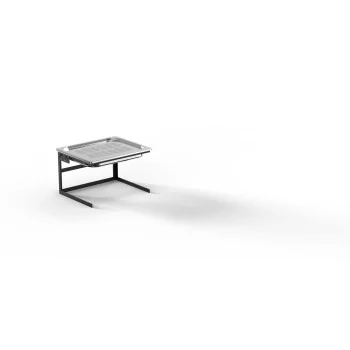 Moa Design MOAMN12.NER-03 Moa Alzata Modern Minimalist Line Black S...