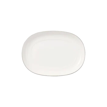 Villeroy & Boch Anmut Platinum No.1 Collection Fine Bone Porcelain Pickle dish - 200 mm - 1 pc set.