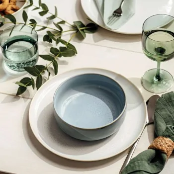 Villeroy & Boch Crafted Breeze Collection Fine Porcelain Flat plate - 260 x 260 x 20 mm - 6 pcs set.