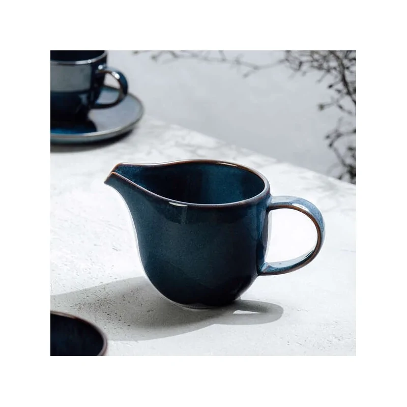 Villeroy & Boch Crafted Denim Collection Fine Porcelain Creamer - 140 x 85 x 80 mm - 6 pcs set. Villeroy & Boch Crafted Denim Collection Fine Porcelain Creamer - 140 x 85 x 80 mm - 6 pcs set.