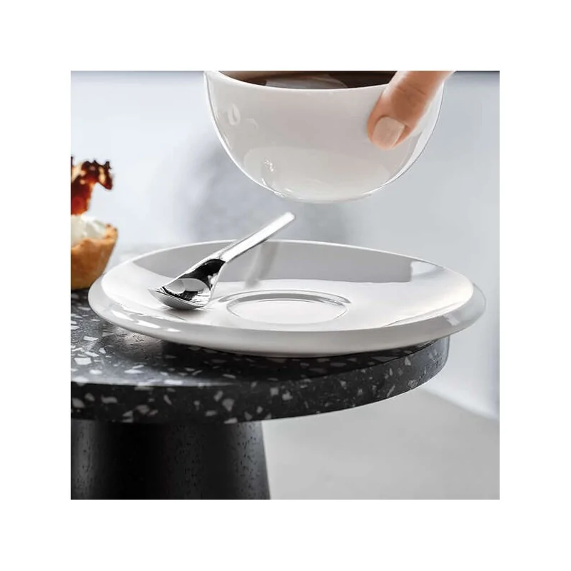 Villeroy & Boch NewMoon Collection Fine Porcelain Saucer - 170 x 170 x 20 mm - 6 pcs set. Villeroy & Boch NewMoon Collection Fine Porcelain Saucer - 170 x 170 x 20 mm - 6 pcs set.