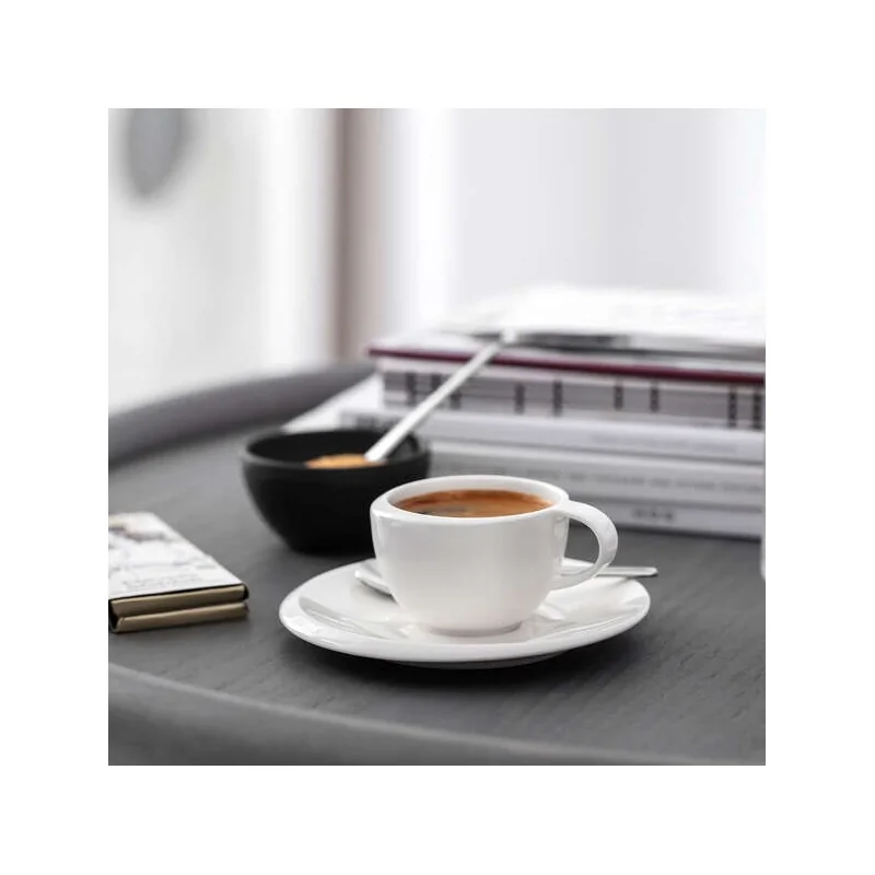 Villeroy & Boch NewMoon Collection Fine Porcelain Saucer - 130 x 130 x 20 mm - 6 pcs set. Villeroy & Boch NewMoon Collection Fine Porcelain Saucer - 130 x 130 x 20 mm - 6 pcs set.
