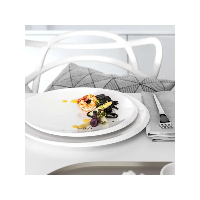 Villeroy & Boch NewMoon Collection Fine Porcelain Flat plate - 320 x 320 x 25 mm - 1 pc set. Villeroy & Boch NewMoon Collection Fine Porcelain Flat plate - 320 x 320 x 25 mm - 1 pc set.