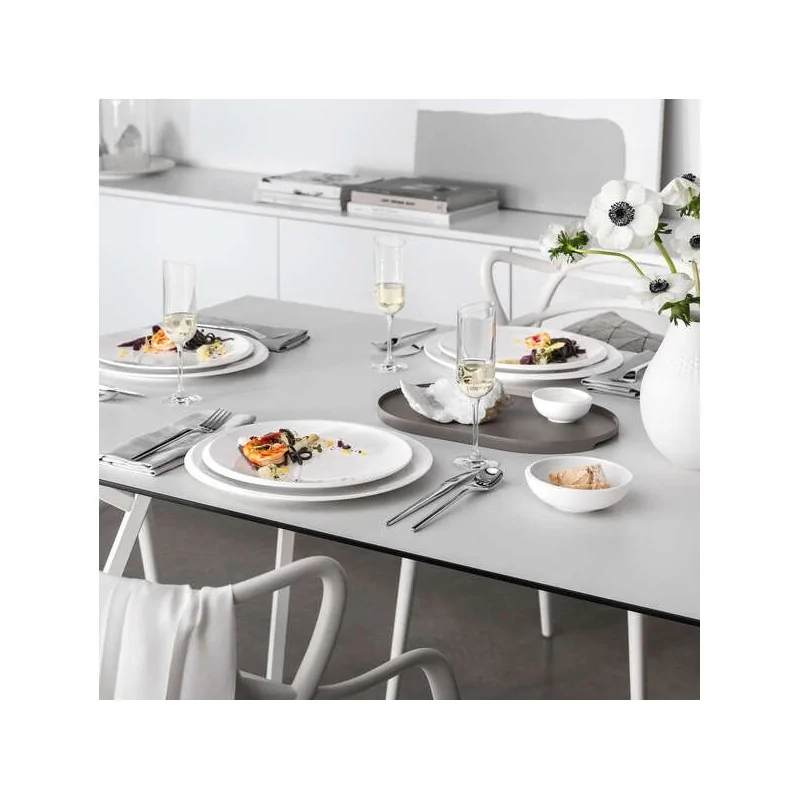 Villeroy & Boch NewMoon Collection Fine Porcelain Individual bowl - 130 x 130 x 45 mm - 6 pcs set. Villeroy & Boch NewMoon Collection Fine Porcelain Individual bowl - 130 x 130 x 45 mm - 6 pcs set.