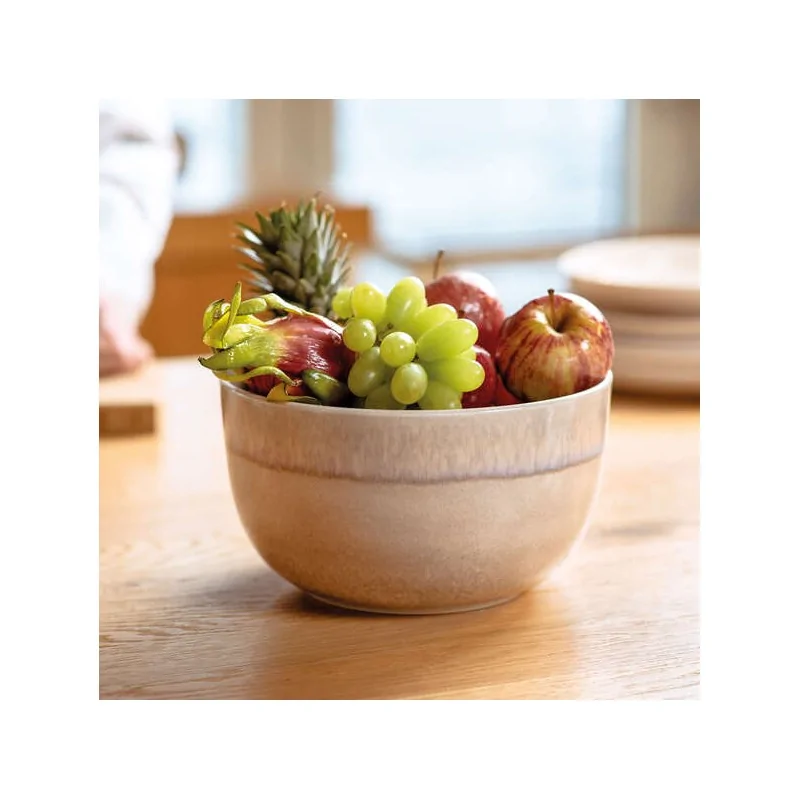 Villeroy & Boch Perlemor Sand Collection Fine Porcelain Serving Bowl - 225 x 225 x 125 mm - 1 pc set. Villeroy & Boch Perlemor Sand Collection Fine Porcelain Serving Bowl - 225 x 225 x 125 mm - 1 pc set.