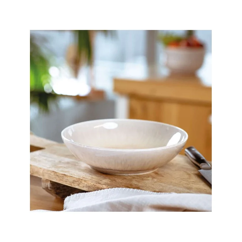 Villeroy & Boch Perlemor Sand Collection Fine Porcelain Dinner Bowl - 260 x 260 x 70 mm - 1 pc set. Villeroy & Boch Perlemor Sand Collection Fine Porcelain Dinner Bowl - 260 x 260 x 70 mm - 1 pc set.